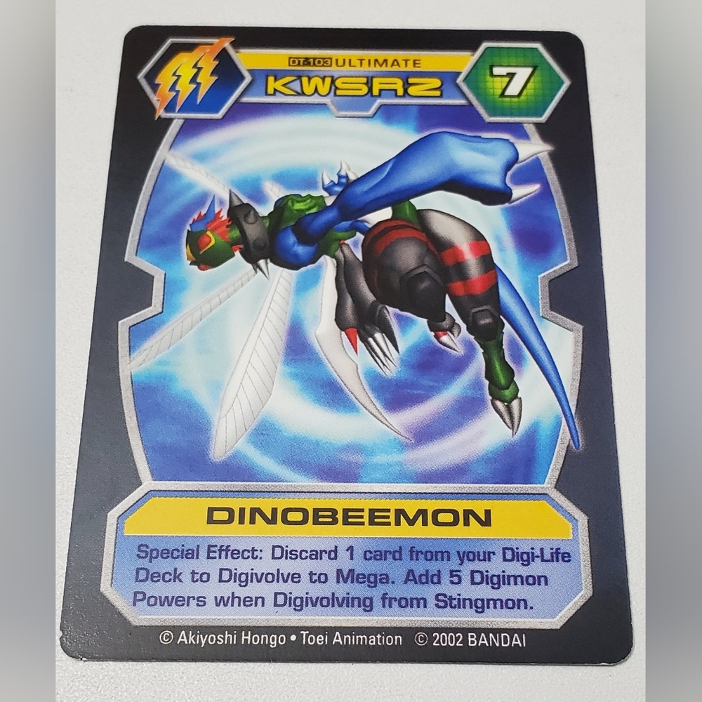 Dinobeemon DT-103 | LP | Digimon D-Tector TCG Card